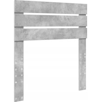 Čelo postele s čelo Betonově šedá 75 cm Kompozitní dřevo