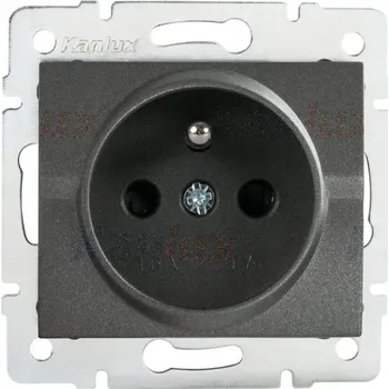 Elektrická zásuvka Nástěnná Elektrická Zásuvka Kanlux , šedá
