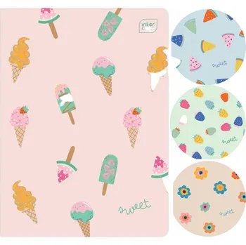 INTERDRUK SWEET SEŠIT A5/32 čtvereček s okrajem pro dívku