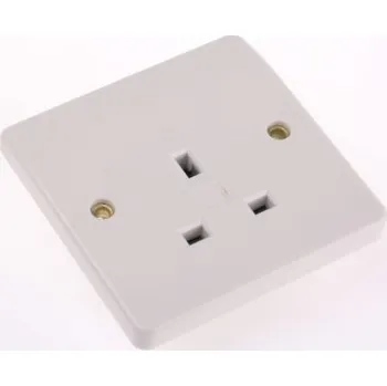 Elektrická zásuvka Zásuvka 1cestná nespínaná 13A Vnitřní IP2XD MK Electric 230 V ac