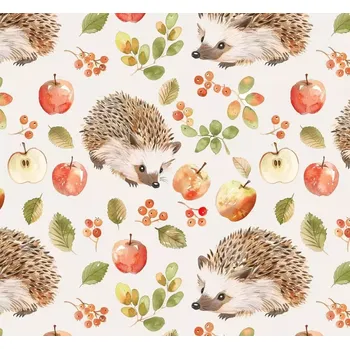 Úplet, Ježečci a jablíčka (E) (Top kvalitní úplet Bella digitisk)