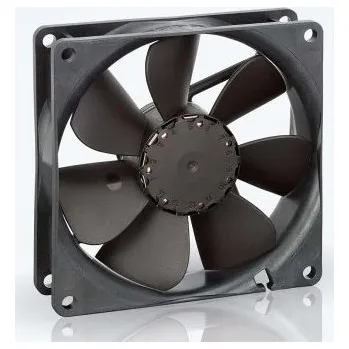 PC ventilátor Axiální ventilátor, řada: 3400 N DC, 92 x 92 x 25mm, průtok vzduchu: 84m³/h 2.3W 24 V DC Čtvercový