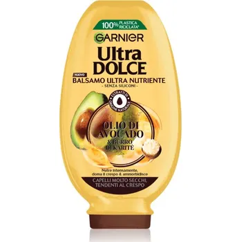 Kosmetika Garnier Ultra Doux Avocado Oil and Shea Butter kondicionér pro vlnité a kudrnaté vlasy 200 ml