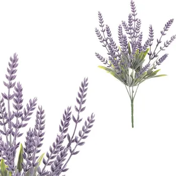 umělá květina Umělý trs levandule fialový, realistický design, dlouhá životnost Barva: Fialová