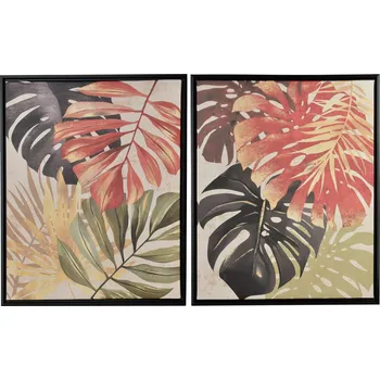 Obraz Sada 2 obrazů Barevná džungle 40x50 cm - set INGA