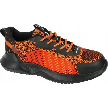 Pracovní obuv LAHTI PRO PRACOVNÍ POLOBOTKY Z ÚPLETU ORANŽOVÉ/ČERNÉ, SB FO, "44"