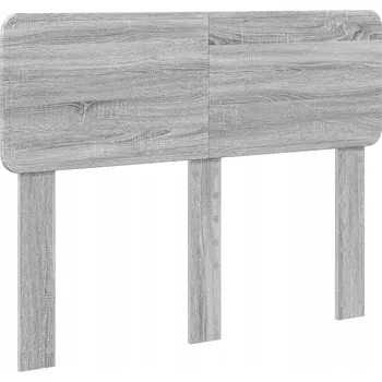 Čelo postele s čelo Šedá Sonoma 120 cm Kompozitní dřevo