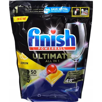Tableta do myčky Tablety Do Myčky myčky Finish Ultimate All in 1 Lemon - 50 ks