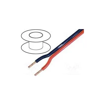 elektrický kabel Vodič reproduktorový 2x1,5mm2 lanko OFC nestíněný PVC