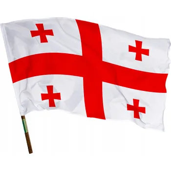 Bytová dekorace Gruzínská vlajka 112 x 70 cm Gruzie – tunel