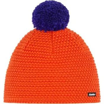 Čepice Eisbär Jamie Pompon MÜ 30190-054 - dark orange/ultra violet UNI