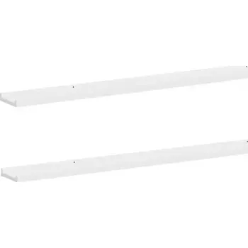 police Police MDF deska VidaXL 115 x 9 cm bílá