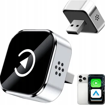 Bezpečnostní kamera Bezdrátový adaptér CarPlay iPhone Android Auto Plug&Play, SUPER