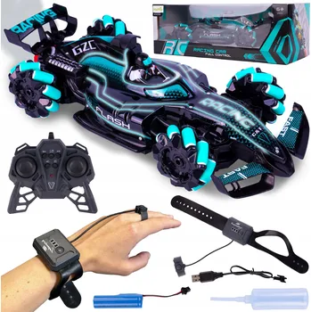 RC model auta Auto na dálkové ovládání MalPlay, černé, s zvukem a světlem