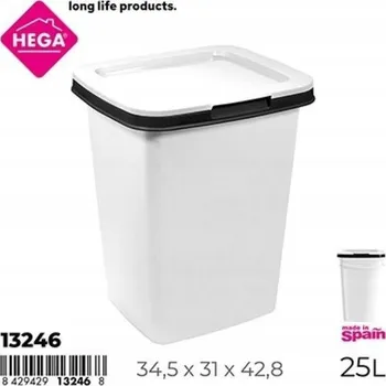 Odpadkový koš Koš s víkem 25L, 1 Ks