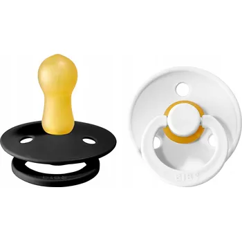 dudlíky Kulatý gumový Dudlík Bibs 6 měsíců +