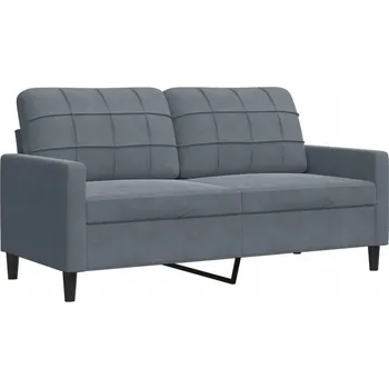 Pohovka Pohovka VidaXL 140 x 50 cm látka šedá