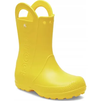 Chlapecká obuv Holínky holínky Crocs Handle It Rain Boot Kids žluté 33-34 EU
