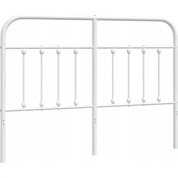 Kovové čelo , bílé, 140 cm