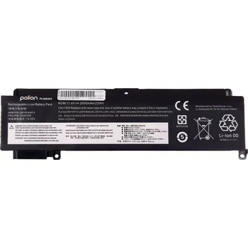 Baterie k notebooku TRX Polion 01AV405 2000mAh Baterie, pro notebook, 11,4V, 2000mAh, 23Wh, kompatibilní s 01AV405, pro Lenovo ThinkPad T460s, T470s, Li-Ion, neoriginální TRX-PLNB403
