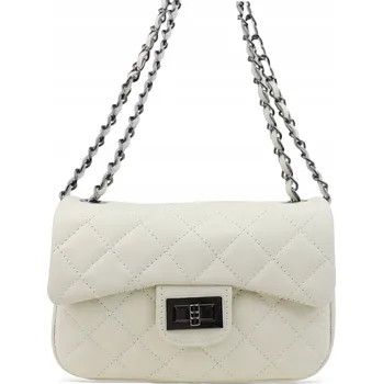 Kabelka MORANTI kabelka, typ kabelka přes rameno, pravá kůže, transparentní/bezbarvá