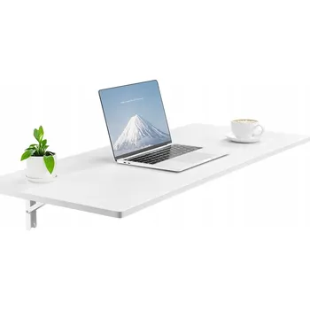 Psací stůl Kuchyňský stůl Vevor obdélníkový bílý 2,54 x 2,54 x 46 cm