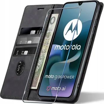 Pouzdro na mobilní telefon Flipové pouzdro Koanni pro Motorola, moto g06 power černé