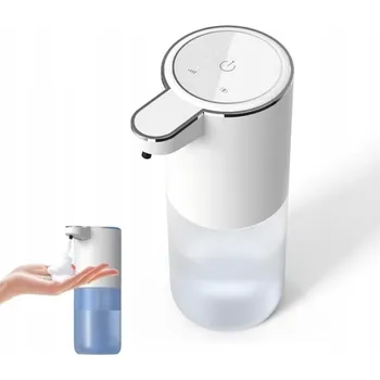 Dávkovač mýdla Bezkontaktní automatický dávkovač mýdla tvořící pěnu, s akumulátor a nabíjením přes USB-C