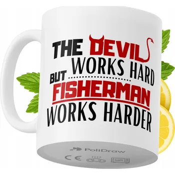 Hrnek Polidraw Hrnek Polidraw Fisherman keramika 330 ml