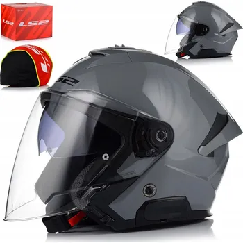 Helma na motorku MOTOCYKLOVÁ PŘILBA OTEVŘENÁ | LS2 OF618 VERSO II | LEHKÁ PŘILBA NA SKÚTR CHOPPER S CLONOU