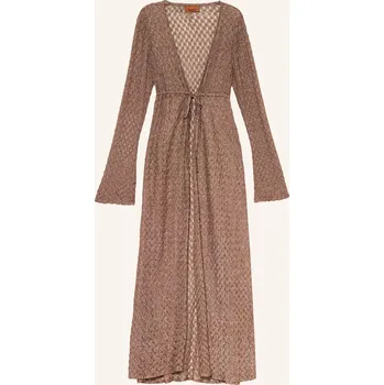 Dámské šaty Missoni Dámské Plážové Šaty S Třpytivou Nití, hnědá, 40