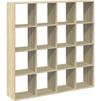 Knihovna Regál, dub sonoma, 137,5x29x137,5 cm, dřevotřísková deska