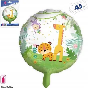 Balónek Ouda Party - 18palcové balónky se zvířátky a větrníkem