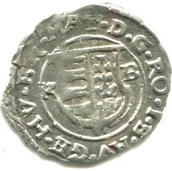 UHRY. Matyáš II. (1611 - 1619). Denár. 1615/KB. Ag.