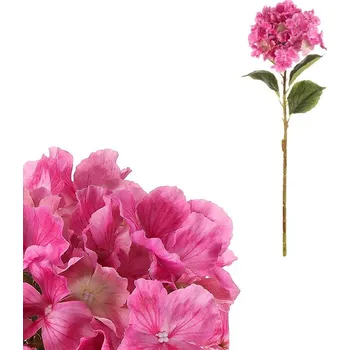 umělá květina Hortenzie - umělá řezaná květina, modrá Barva: Růžová