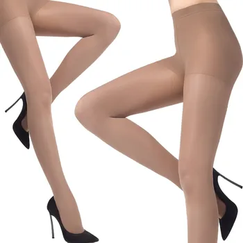 Dámské punčochy Punčocháče dámské 40 DEN modelující, kompresní Daino béžové Relax Legs 5-XL