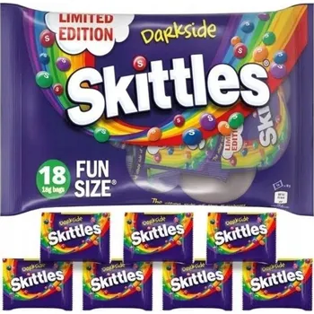 Bonbon Dražé Skittles Darkside Mini Mix 324 g