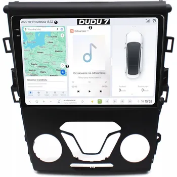 GPS navigace RÁDIO NAVIGACE GPS FORD MONDEO MK5 2014+ ANDROID QLED 6/64GB