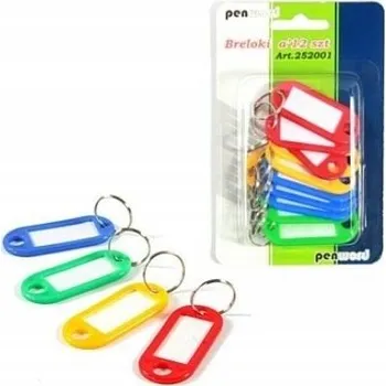 Barevné rozlišovače klíčů Penword 12 kusů