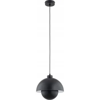 Alfa Závěsná lampa KUGER Černá Kopule 1xE27 15W Moderní