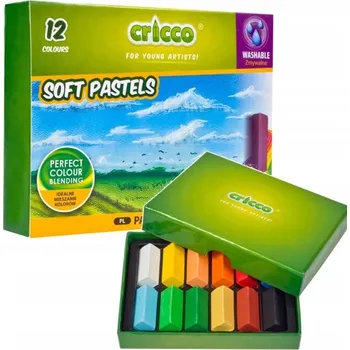 Kresba Pastelky pastelové Cricco 12 ks