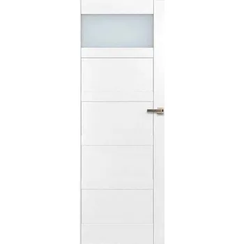 Interiérové dveře Interiérové dveře Vasco Doors Braga 2 – 80 P, s prosklenou výplní, fólie 910 bílá