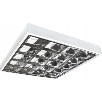 Nástěnné svítidlo BEMKO Rastrové svítidlo RES T8 4x18W N/T KAFLER "EMPTY" C05-E-RES418N