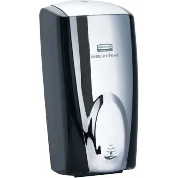 Dávkovač mýdla Nástěnný dávkovač mýdla, Černá / chrom 1100ml pro Pěna pro automobilový průmysl Rubbermaid Commercial Products, Auto