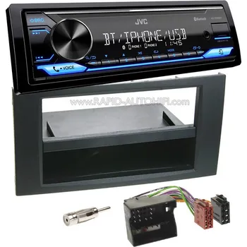 Audio Autorádio FORD Fiesta 2005-2008 JVC KD-X382BT Bluetooth s instalační sadou