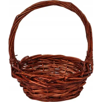 Obraz Koszyk wielkanocny přírodní na svěcení, průměr 18 cm, výška 20 cm
