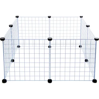 Pro hlodavce JK ANIMALS kovová ohrádka pro morčata a zakrslé králíky 36 × 36 cm, 8 dílů