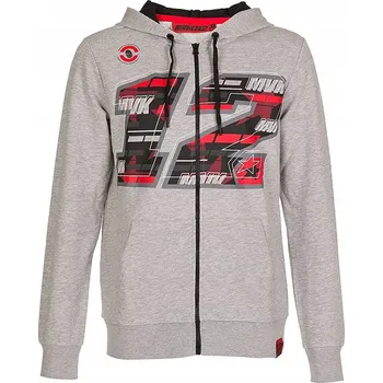 Dámská mikina Mikina šedá s rozepínací s kapucí XS bavlněná