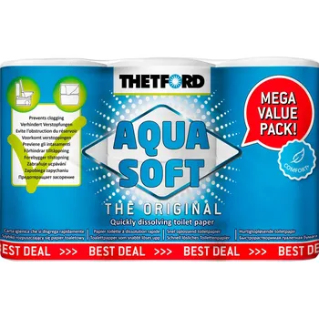 Toaletní papír bez vůně Thetford 6 ks