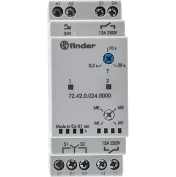 Relé Monitorovací relé multifunkční s napájecím napětím 24 V DC a DPST kontakty